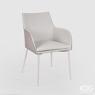 EDG Enzo de Gasperi Aluminum Chair with Cushion