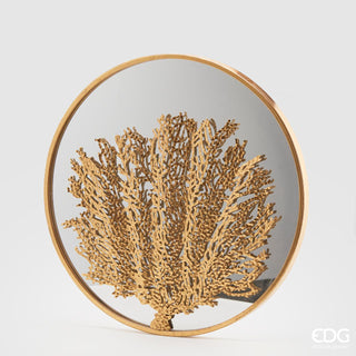 EDG Enzo De Gasperi Specchio Corallo Gold D 60 cm