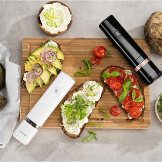 Zwilling Set 2 Enfinigy Electric Spice Grinder Black and White
