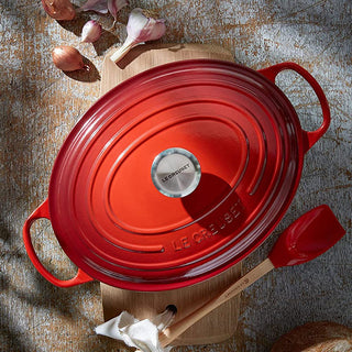 Le Creuset Evolution Oval Cocotte in Vitrified Cast Iron 33 cm Cherry