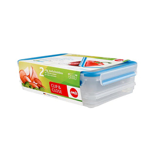 Emsa Double Container For Clip &amp; Close Cold Cuts