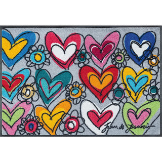 Wash + Dry Rug With love, all things are possible 50x75 cm