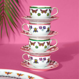 Baci Milano Set 2 The Amazonia Porcelain Cups
