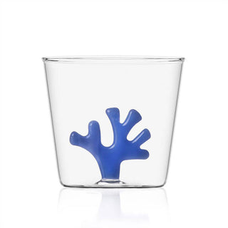 Ichendorf Milano Coral Reef Blue Coral Tumbler in Glass