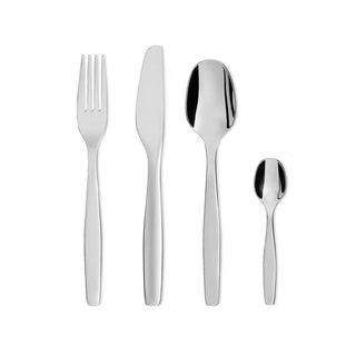Alessi Cutlery Set 24 Pieces Itsumo scratch-resistant stainless steel