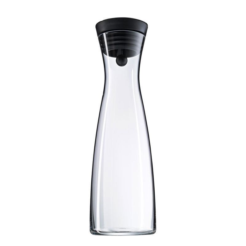 Caraffa in Vetro, Set di 2 Bottiglie d'Acqua da 1 Litro, Tappo in Bambù, Brocca con Etichette, Trasparente, Relaxdays | Leroy Merlin Caraffa in Vetro, Set di 2 Bottiglie d'Acqua da 1 Litro, Tappo in Bambù, Brocca con Etichette, Trasparente, Relaxdays | Leroy Merlin