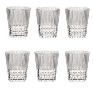 Baci Milano set de 6 Vasos de Agua Transparentes Chic&amp;Zen
