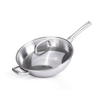 Berndes Wok with lid Tricion Resist Stainless steel Non-stick 32 cm