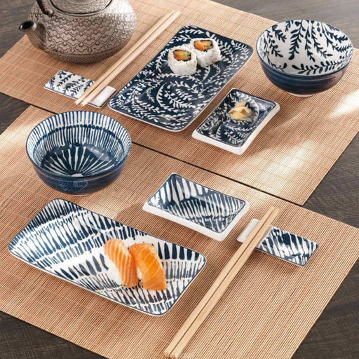 Brandani Sushi Set 12 Pieces in Porcelain — Le Gioie