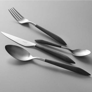 Bugatti cutlery set 24 pieces Ares black