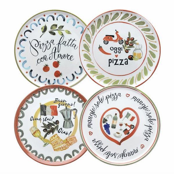 Saturnia Napoli pizzaborden 33cm (6 stuks) - DA989 - De Saturnia Napoli pizzaborden 33cm (6 stuks) - DA989 - De