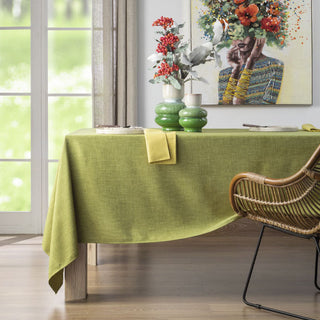 L'Oca Nera Anti-stain tablecloth Cardamom 155x320 cm