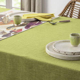L'Oca Nera Anti-stain tablecloth Cardamom 155x270 cm