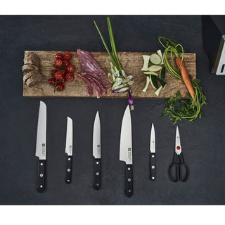 Zwilling Bloque de cuchillos autoafilable 7 piezas Sharblock Gourmet Black