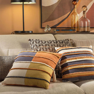 L'Oca Nera Cushion in textured Cotton 50x50