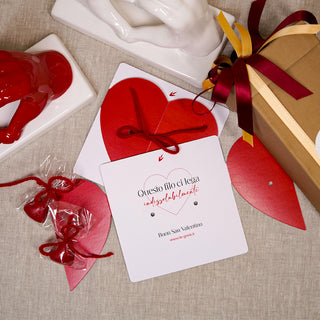Gift Box Set of 2 Sweet Love Wooden Keyrings