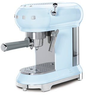 Smeg Blue Espresso Coffee Machine 50's ECF01PBEU