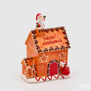 EDG Enzo De Gasperi Container Marzipan Christmas House H28 cm