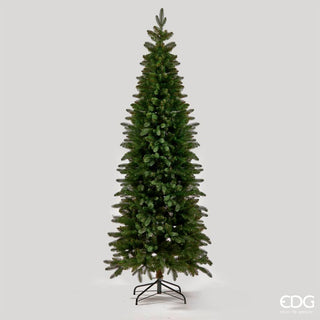 EDG Enzo de Gasperi Slim Pine Christmas Tree 210 cm D 81 cm Natural without led