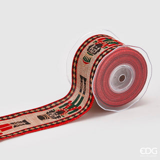 EDG Enzo De Gasperi Ribbon with red soldier 65 mm 10 Meters