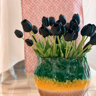 EDG Enzo De Gasperi Bouquet Of Tulips Black