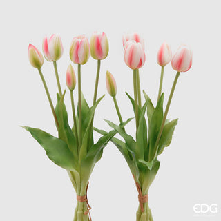 EDG Enzo De Gasperi Set 2 Bouquet Di Tulipani Sfumature Di Rosa
