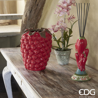 EDG Enzo De Gasperi Raspberry Chakra Vase 26.5 cm