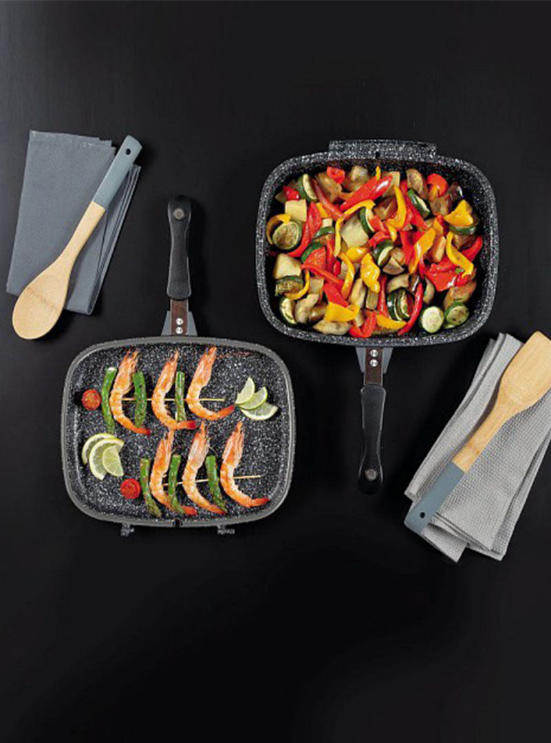 Padella Doppia Tognana Mythos 30 Cm - Alluminio Forgiato, Antiaderente 4 Strati, Per Induzione - Foto 9