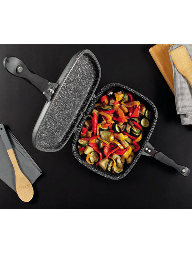 Padella Doppia Tognana Mythos 30 Cm - Alluminio Forgiato, Antiaderente 4 Strati, Per Induzione - Foto 7