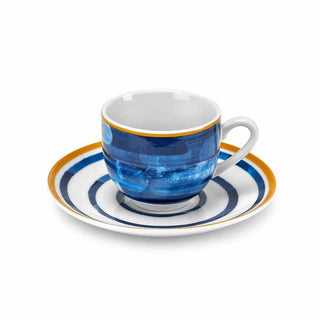 Fade Set 6 Espresso Cups With Saucer Bluemarine 100 ml
