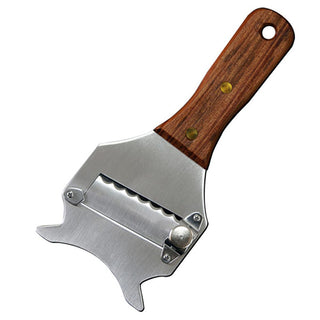 Truffle grater with adjustable blade and wooden handle 19.5 cm
