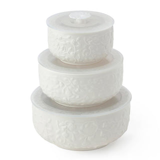 Hervit Set 3 Containers with Porcelain Lid