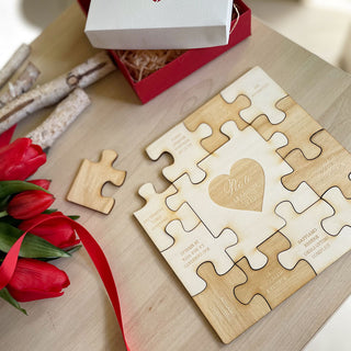 Gift Box Puzzle Le Ragioni Per Cui Ti Amo 20x20 cm