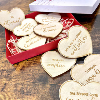 Gift Box Personalized Hearts I Love You Because...