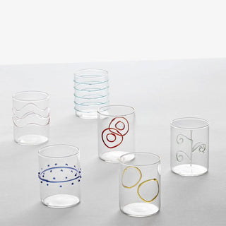Ichendorf Milano Set 6 Arlecchino Water Deco Glasses