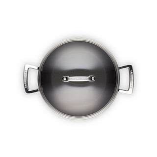 Le Creuset Low Non-stick Aluminum Pan with Glass Lid 26 cm
