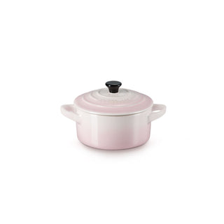 Le Creuset Mini Cocotte Round in Vitrified Stoneware 10 cm Shell Pink