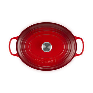 Le Creuset Evolution Oval Cocotte in Vitrified Cast Iron 33 cm Cherry