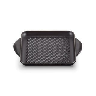 Le Creuset Tradition Square Grill in Vitrified Cast Iron 24 cm Black