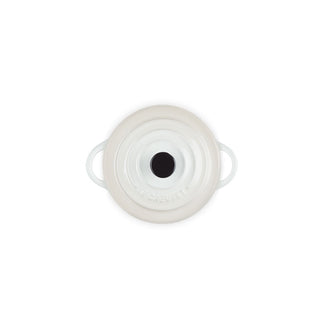 Le Creuset Mini Round Cocotte in Vitrified Stoneware 10 cm Meringue