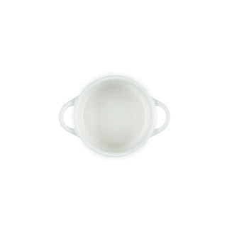 Le Creuset Mini Round Cocotte in Vitrified Stoneware 10 cm Meringue
