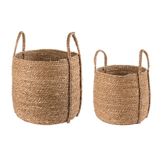 L'Oca Nera Set 2 Baskets with Handles
