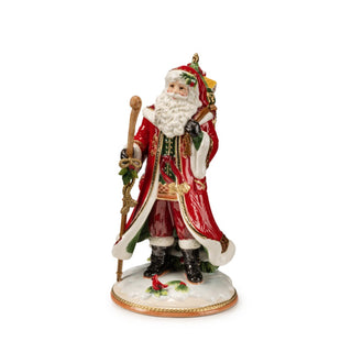 Estatua de Papá Noel de porcelana Lamart Al. 35 cm