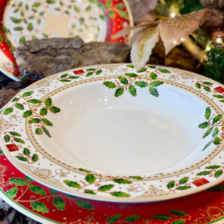 Lamart Palais Royal Christmas Dinner Service 18 Pieces in Porcelain