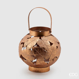 EDG Enzo de Gasperi Lantern Leaves Sphere with handle D26 cm