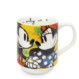 Egan Mickey Mouse Stackable Mug in Green Porcelain