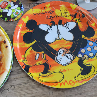 Egan Set 2 Mickey and Minnie Pizza Plates D30 cm
