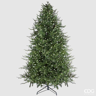 EDG Enzo de Gasperi Árbol de Navidad de pino de lujo 270 cm con 6000 mini leds D162