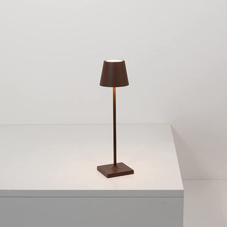 Lámpara de mesa Zafferano Poldina Pro Micro Corten