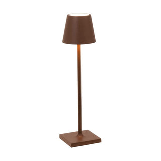 Lámpara de mesa Zafferano Poldina Pro Micro Corten
